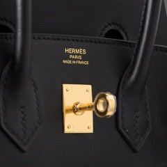 Hermès Birkin 25 Black Swift GHW