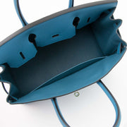 Bent u op zoek naar een authentieke NEVER USED Hermès Birkin 30 Cobalt PHW?