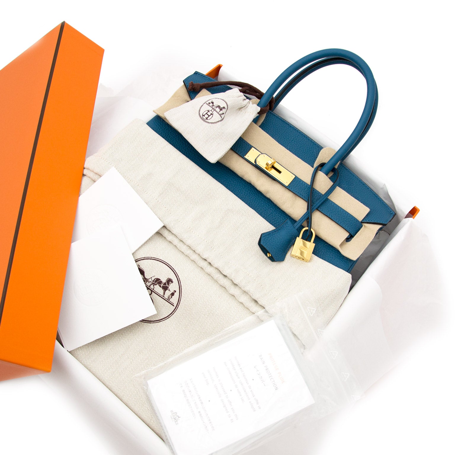 Buy safe and secure online at labellov.com for the best price brand new hermes birkin 30 cobalt ghw
