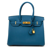Brand new hermes birkin 30 togo cobalt now online at labellov.com