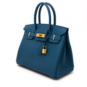 Buy and sell your designer handbags for the best price at labellov.co Hermes Birkin 30 Cobalt GHW now online