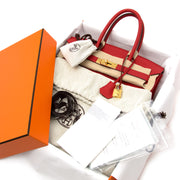 Koop en verkoop uw Hermès Birkin 30 Togo Geranium GHW aan het meest voordelige tarief
