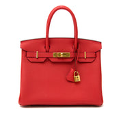 Looking for Hermès Birkin 30 Togo Geranium GHW prices of 2017? Buy and sell now!