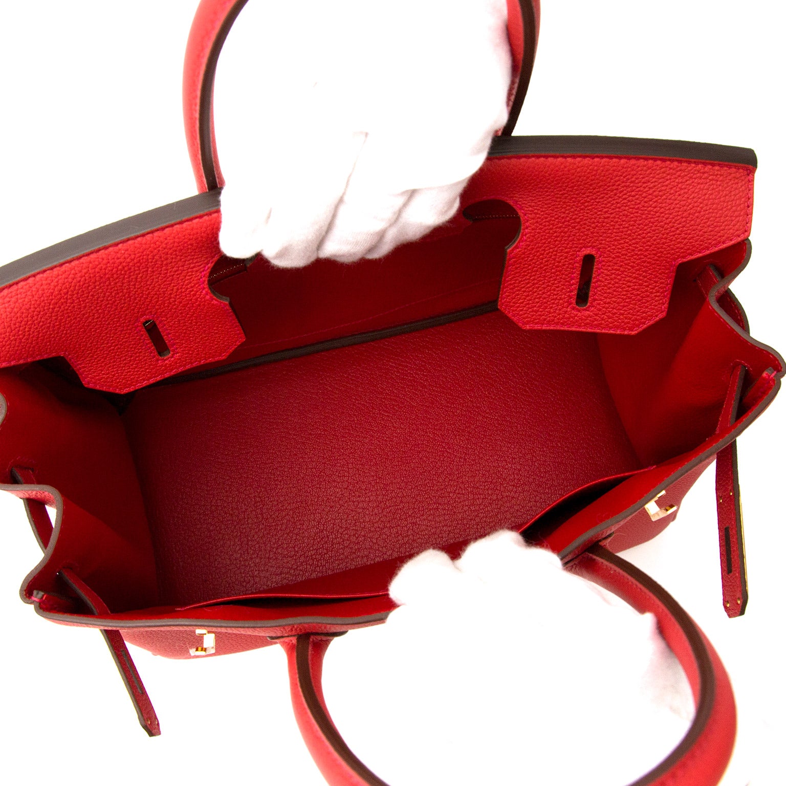 Skip the waiting list and get your hands on Hermès Birkin 30 Togo Geranium GHW instantly.
