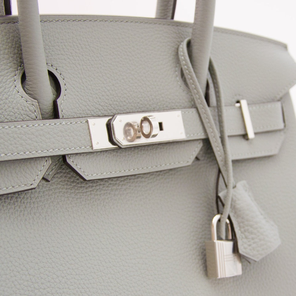 Hermès Birkin 30 Togo Gris Mouette PHW