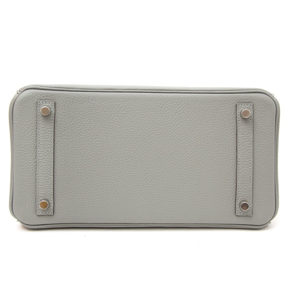 Hermès Birkin 30 Togo Gris Mouette PHW