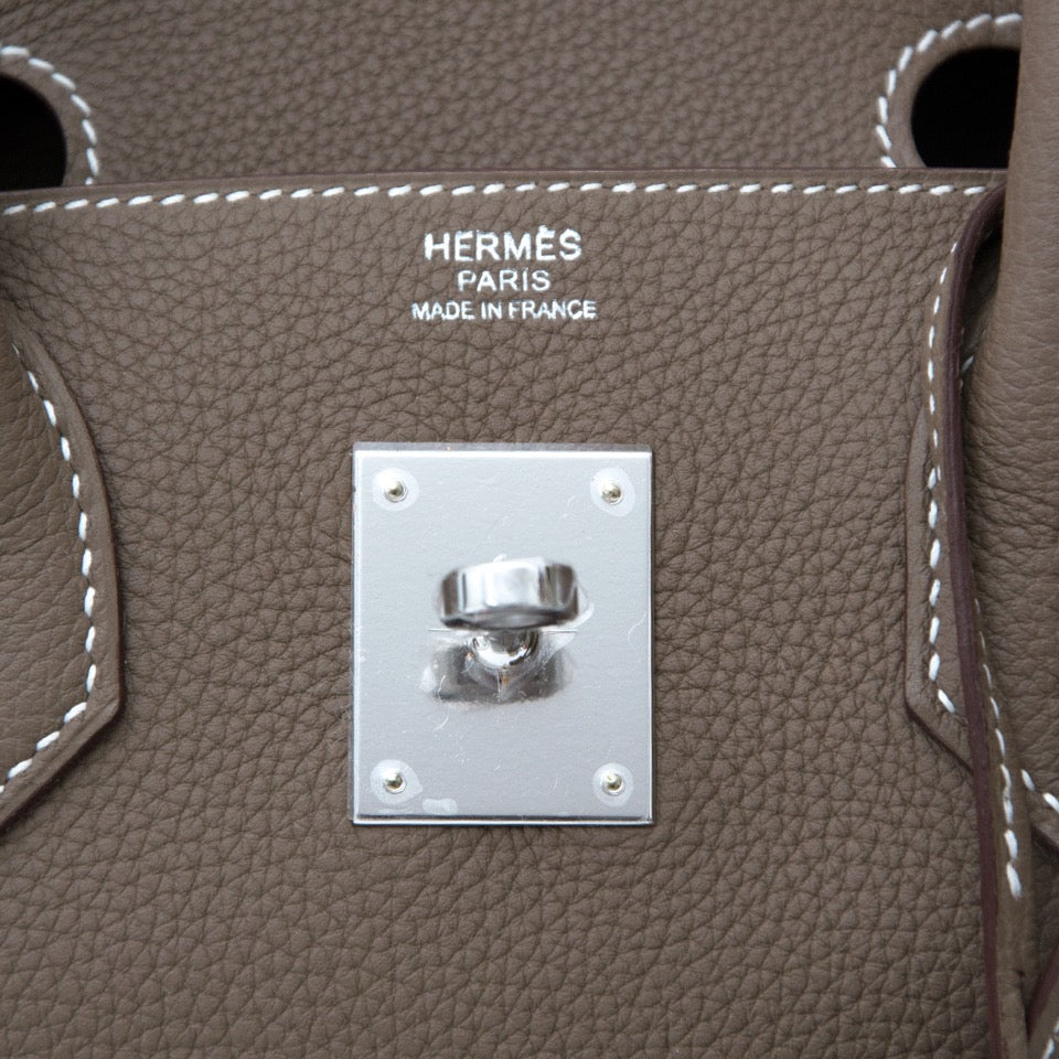 Koop en verkoop uw BRAND NEW Hermès Birkin 30 Etoupe Togo PHW aan de beste prijs en in alle veiligheid online