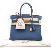 Skip the waiting list and buy your Hermès Birkin 30 Bleu Agathe GHW