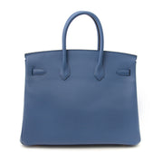 Acheter en ligne chez labellov.com pour le meilleur prix hermes birkin 35 bleu agathe ghw