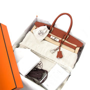 koop veilig online bij labellov.com hermes birkin 35 togo cuivre phw nu te koop. 100% authentiek
