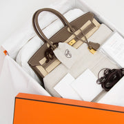 koop veilig online aan de beste prijs Brand New Hermes Birkin 35 Togo Etoupe GHW