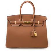 shop safe online secondhand Never Used Hermes Birkin 35 Gold Togo