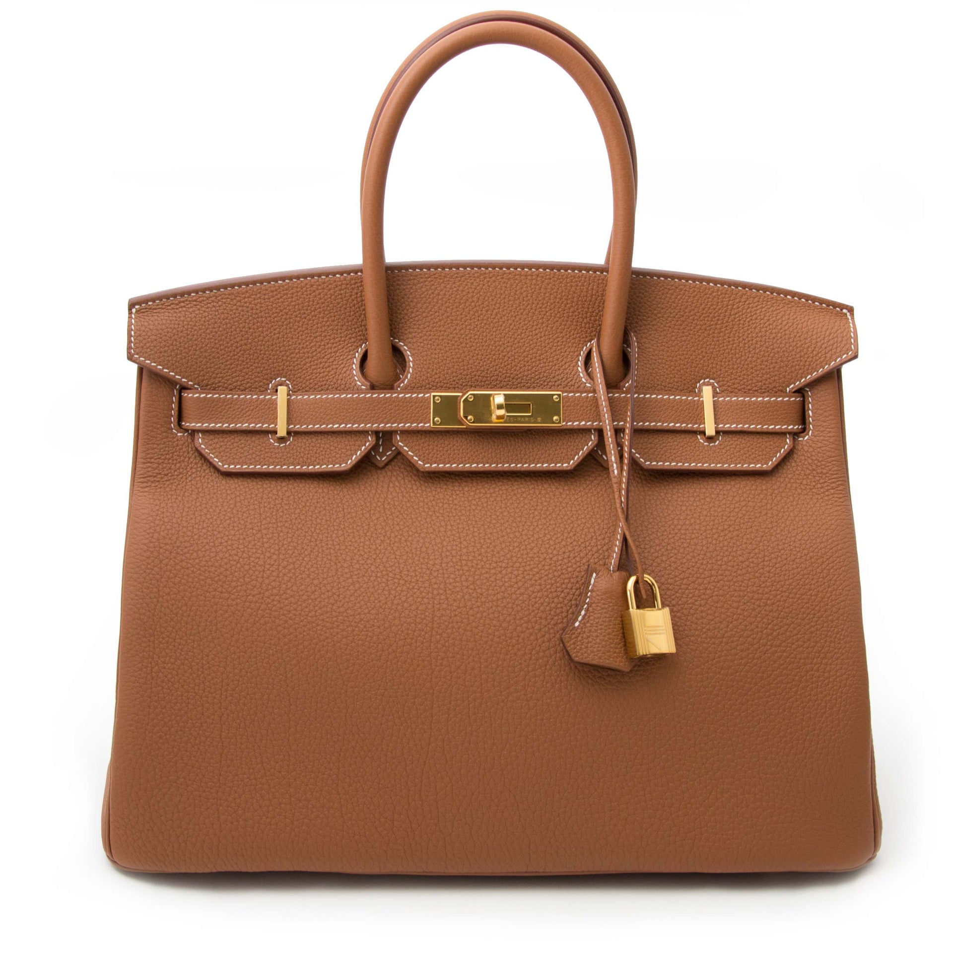 shop safe online secondhand Never Used Hermes Birkin 35 Gold Togo