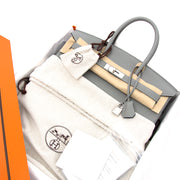 acheter en ligne pour le meillur prix neuf Brand New Hermes Birkin 35cm Bicolor Gris Mouette Togo And Blue Agathe