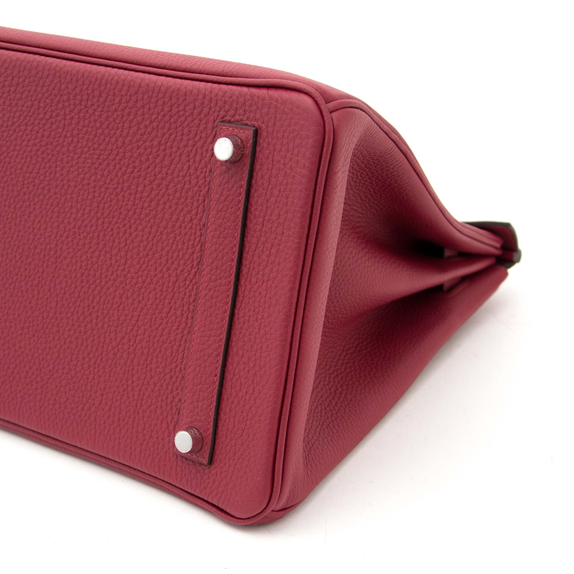 Hermès Birkin 35 Togo Rouge Grenat PHW Jamais Utilisé