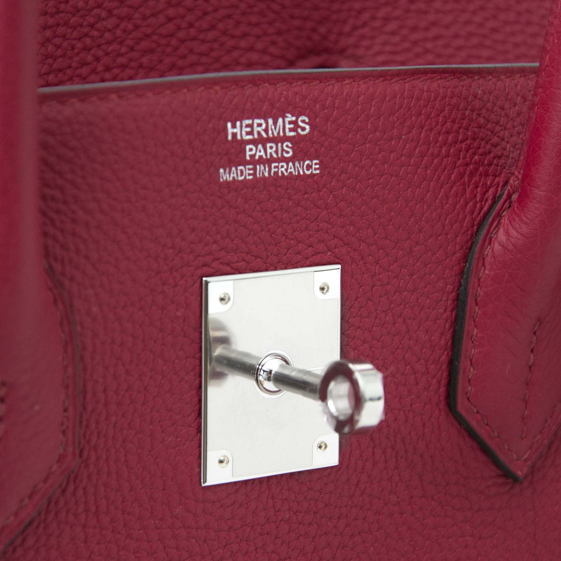 Never Used Hermès Birkin 35 Togo Rouge Grenat PHW aan de beste prijs