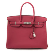 Never Used Hermès Birkin 35 Togo Rouge Grenat PHW for sale online at Labellov