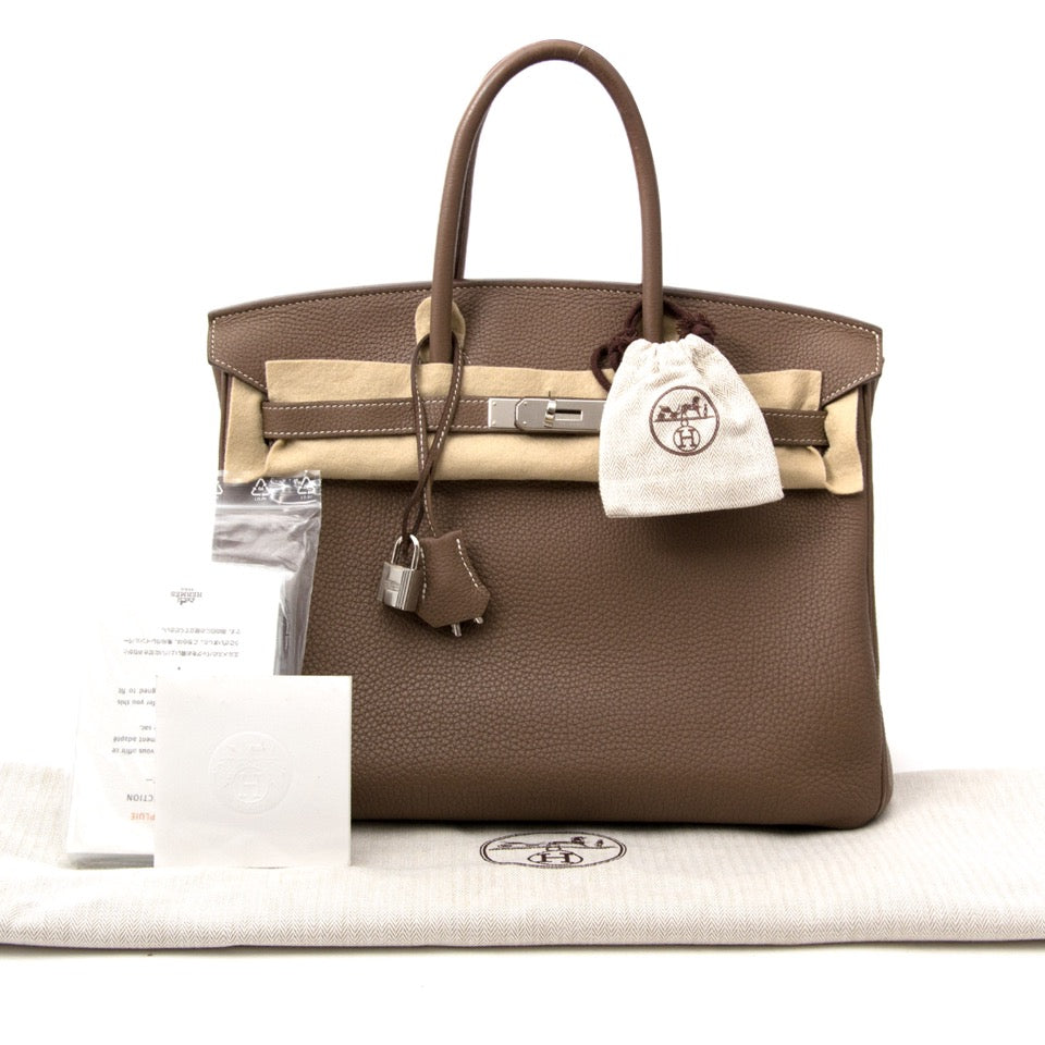 Hermès Birkin 35 Etoupe Togo brand new and with full set