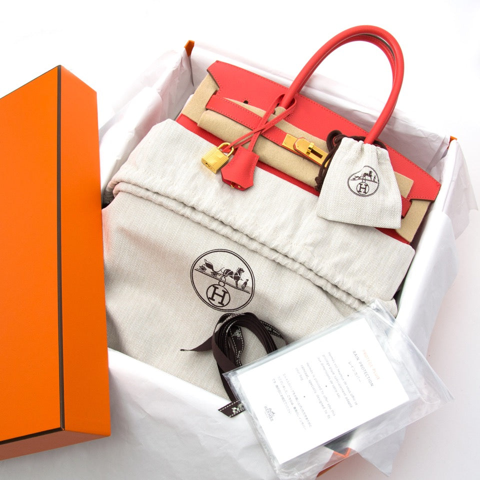 acheter en ligen cadeau hermes As New Hermes Birkin 30 Rose Jaipur Epsom GHW