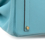 Een Hermes Birkin 35 Bleu Saint Cyr Torrion Clemence kopen zonder wachtlijst bij Labellov