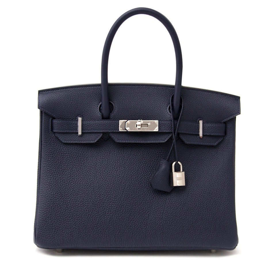 shop safe online at the best price brand new store fresh Brand NEW Hermes Birkin 30 Togo Blue Nuit
