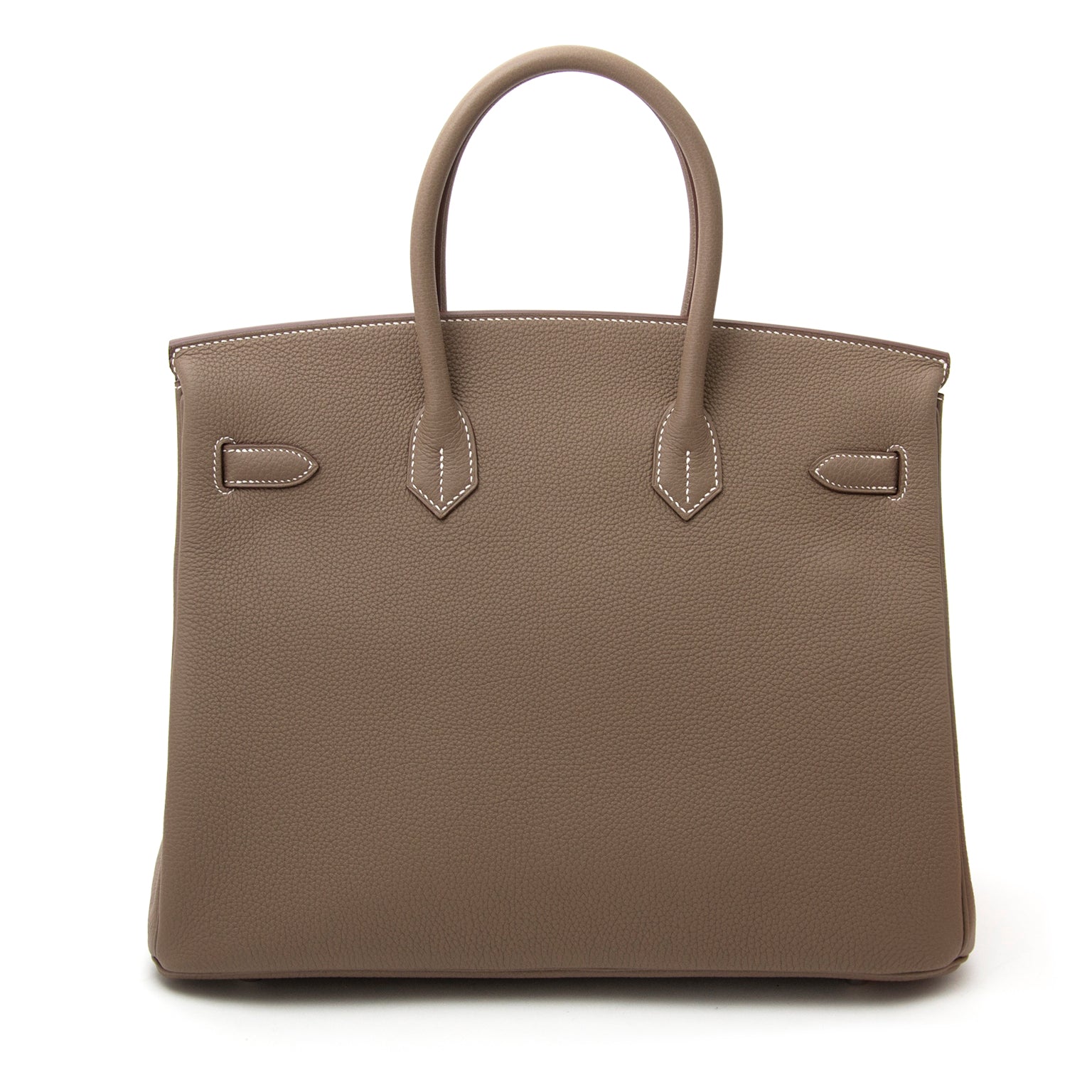 real real BRAND NEW Hermes Birkin 35 etoupe PHW togo worldwide shipping webshop and shop Antwerp Belgium