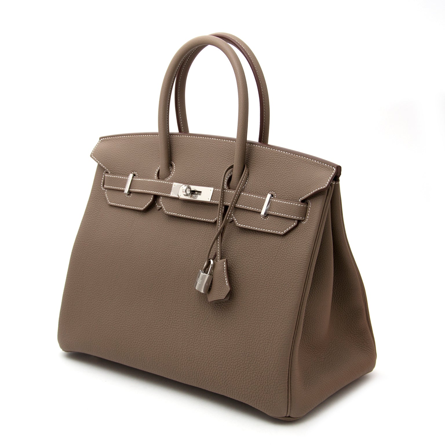 comme neuf BRAND NEW Hermes Birkin 35 etoupe PHW togo