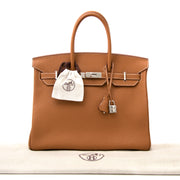 shop your secondhand as new invoice included As New Hermes Birkin 35 Veau Togo Gold PHW