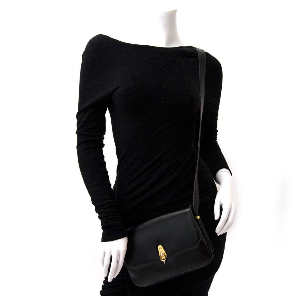 acheter secure en ligne des sacs à mains Celine Black Box Shoulder Bag pour le meilleur prix