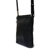 Our Belgian Designers designed this classic model by Delvaux. This cross body bag has a zip closure and adjustable shoulder straps. The interior is simply in black. Beauty in his simplicity, Audrey Hepburn would know what do.
