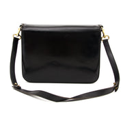 koop veilig online aan de beste prijs Delvaux Black Leather Shoulderbag