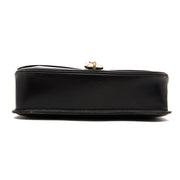 vintage Delvaux Black Leather Shoulderbag aan de beste prijs webshop en boetiek www.labellov.com Antwerpen