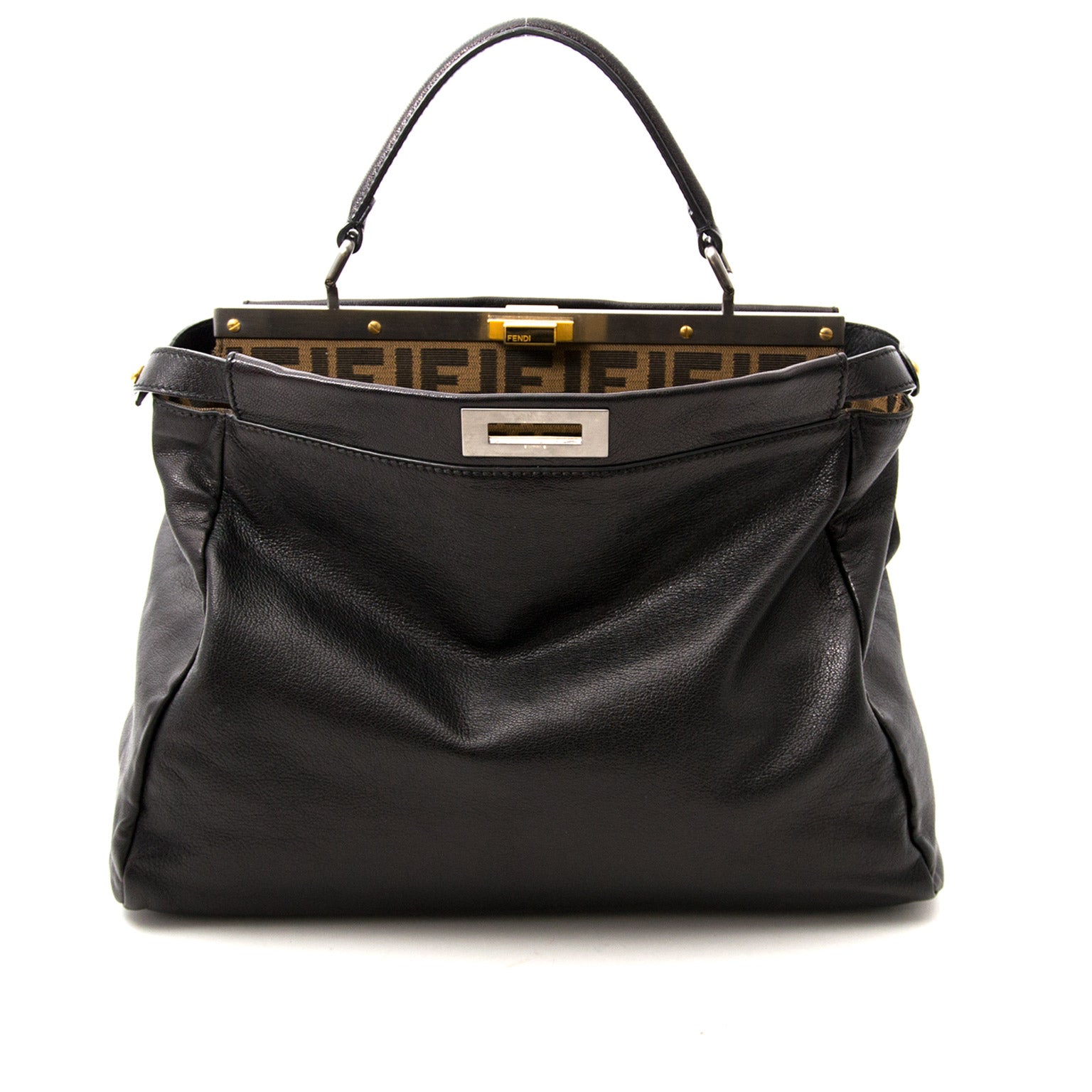 Buy Fendi Black Medium Peekaboo online at labellov for the best price