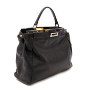 Acheter en ligne pour le meilleur prix Fendi Black Medium Peekaboo