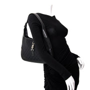 tweedehands merk handtas 100% authentiek Gucci Jackie Black Canvas