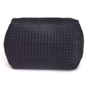 Buy Bottega Veneta Woven blue purple aubergine at the right price at LabelLOV vintage webshop. Luxe, vintage, fashion. Safe and secure online shopping. Antwerp, Belgium.