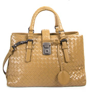 Bottega Veneta Intrecciato Calf Small Roma Bag now for sale at labellov vintage fashion webshop belgium
