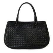 achetez Bottega Veneta Black Leather Small Shopping Bag et payez secure on ligne