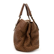 shop online your seocndhand Bottega Veneta Intrecciato Brown Tote Bag