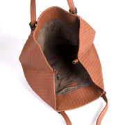 Bottega Veneta Brown Intrecciato Nappa Large Cesta Bag for sale