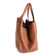 Bottega Veneta Brown Intrecciato Nappa Large Cesta Bag kopen en verkopen aan de beste prijs