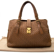 acheter en ligne pour le meilleur prix sac a mainBottega Veneta Intrecciato Brown Tote Bag