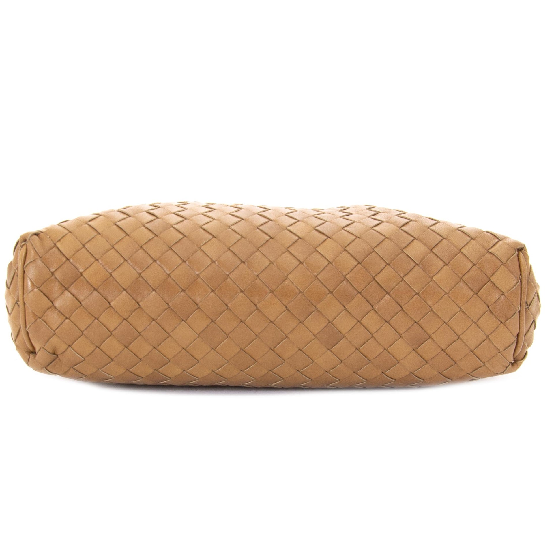 Bottega Veneta Brown Leather Pouch nu te koop bij labellov vintage mode webshop belgië