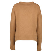 Shop safe online at Labellov in Antwerp, Brussels and Knokke this 100% authentic second hand Bottega Veneta Brown Wool/Calf Sweater - Size 40