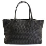 Authentic second hand Bottega Veneta Black Cabat Bag buy online webshop LabelLOV