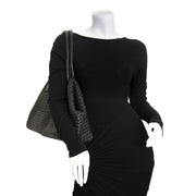 Authentique seconde main Bottega Veneta Black Cabat Bag achète en ligne webshop LabelLOV