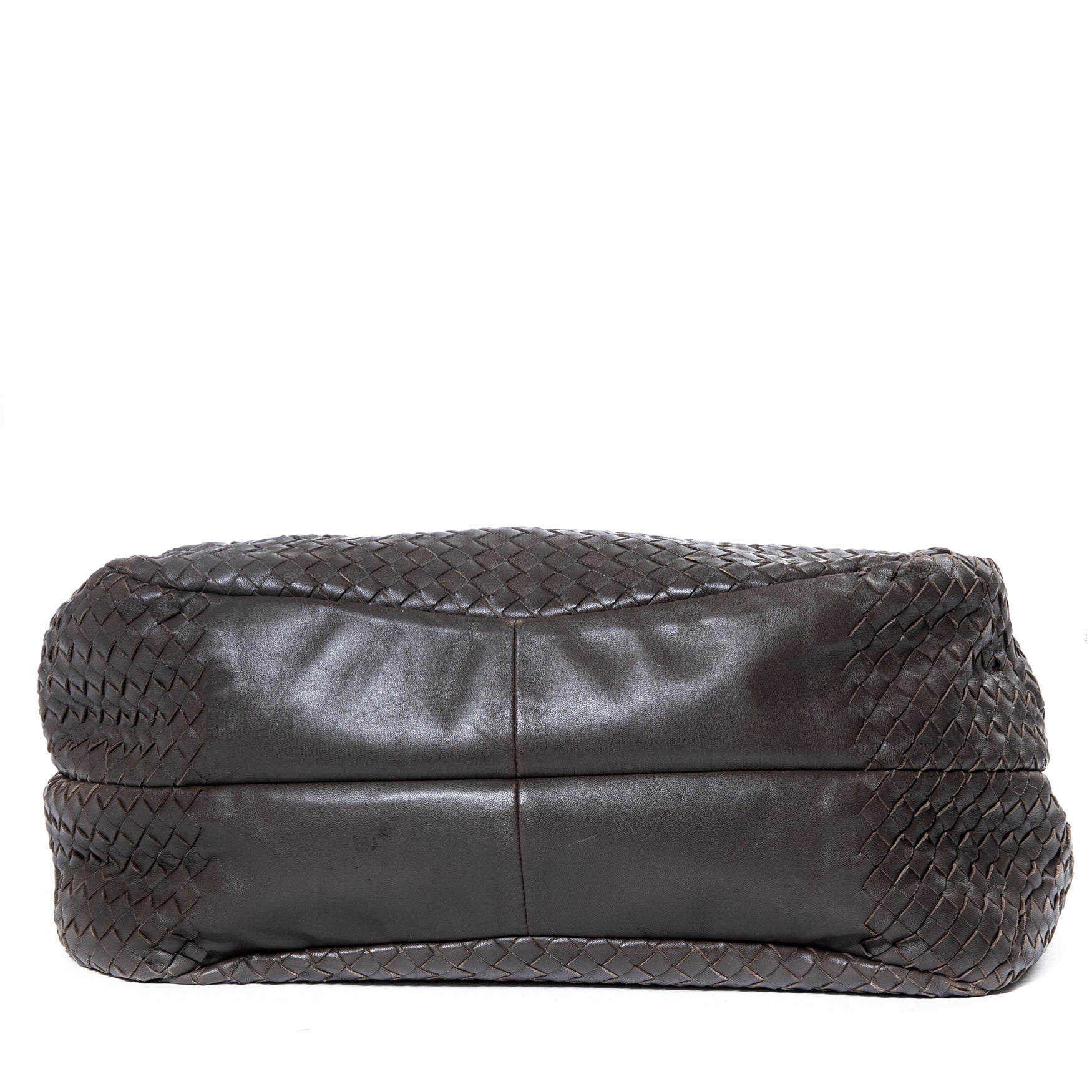 Bottega Veneta Brown Intrecciato Nappa Shoulder Bag