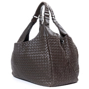 Bottega Veneta Brown Intrecciato Nappa Shoulder Bag