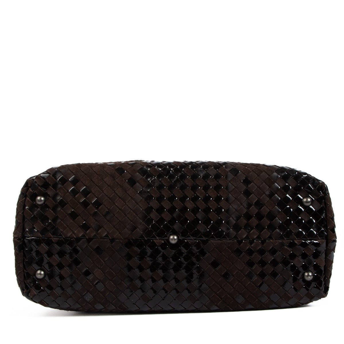 Shop an authentic second hand Bottega Veneta Brown Leather Top Handle on Labellov.com