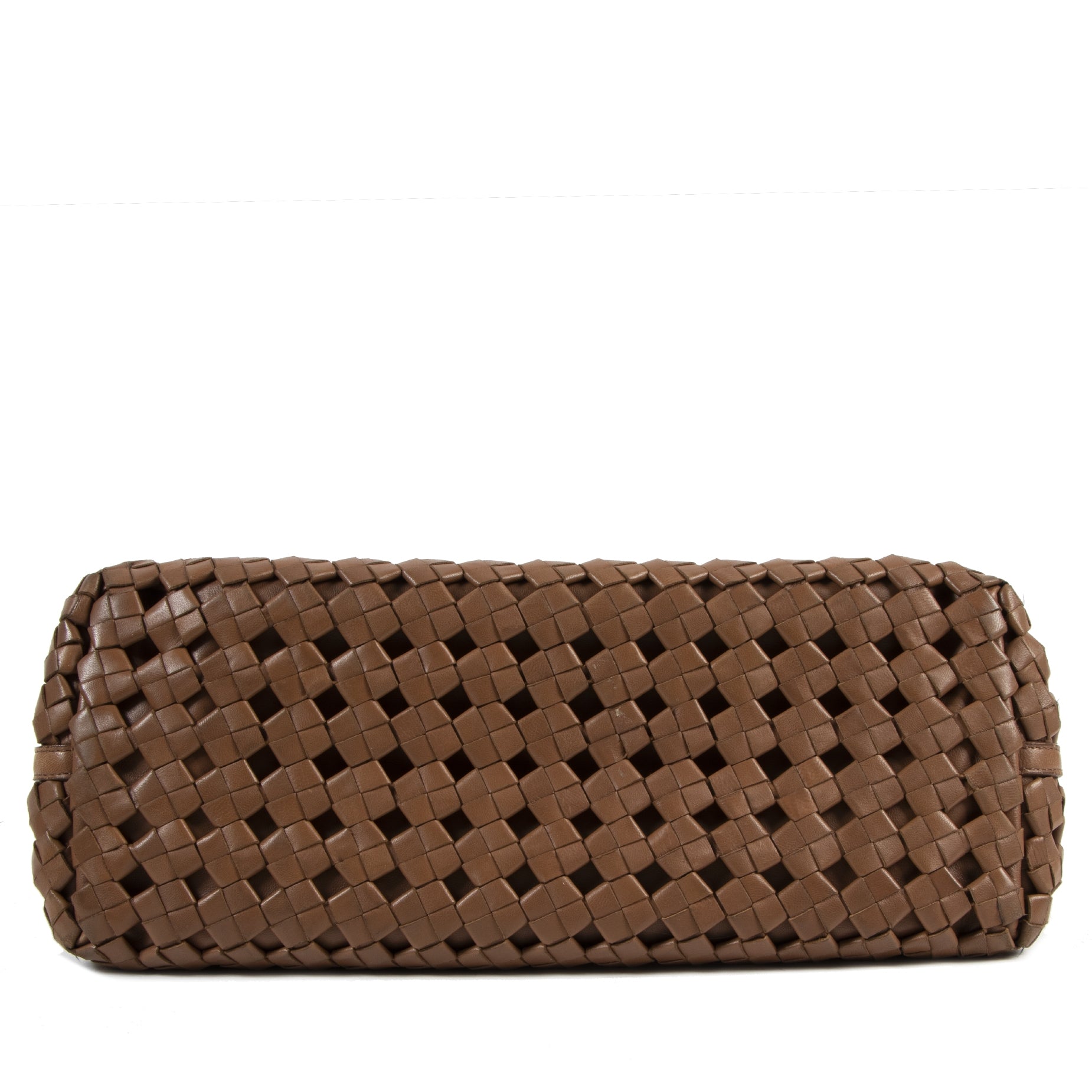 Bottega Veneta Brown Woven Shoulder Bag